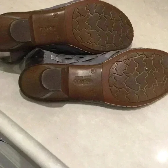 MT Rieker Antistrees shoes business casual comfortable sling back event wedding - Picture 4 of 6